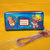 Rainbow Brite Cosplay Rainbow Metallic 80s Cartoon Wristlet Wallet