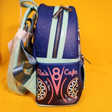Loungefly Disney Pixar Cars Flo's Cafe Glow-in-the-Dark Mini Backpack