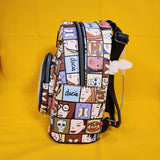 Loungefly Daria Grid Skull MTV Soft Tag 90s Cartoon Mini Backpack