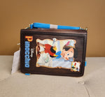 Pinocchio Story Book Convertable Backpack Crossbody Bag