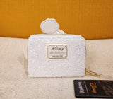Mickey Mouse Snowman Sequin Santa Wallet