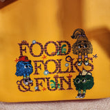 McDonalds Fry Gang Fry Guys Fast Food Triple Pocket Mini Backpack