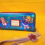 Rainbow Brite Cosplay Rainbow Metallic 80s Cartoon Wristlet Wallet