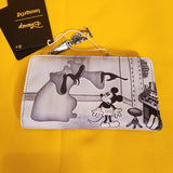 Mickey Haunted House Skeleton Dance Halloween Flap Wallet