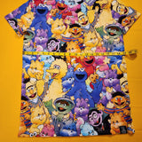 Cakeworthy Care Bears x Sesame Street AOP Unisex Tee Shirt Small