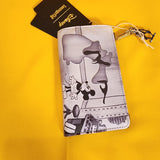 Mickey Haunted House Skeleton Dance Halloween Flap Wallet