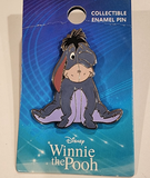 Winnie the Pooh Eeyore Cover Eye Enamel Pin Monogram