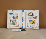 Pinocchio Story Book Convertable Backpack Crossbody Bag