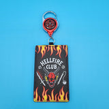 Loungefly Stranger Things Hellfire Club Retractable Lanyard ID Holder