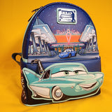 Loungefly Disney Pixar Cars Flo's Cafe Glow-in-the-Dark Mini Backpack