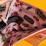 Loungefly The Muppets Character Patches Kermit & Miss Piggy Flap Wallet