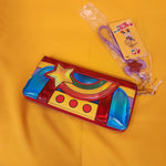 Rainbow Brite Cosplay Rainbow Metallic 80s Cartoon Wristlet Wallet