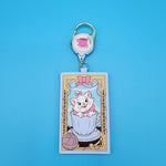 Loungefly Disney Marie Tea Cup Yarn Aristocats Retractable Lanyard ID Holder