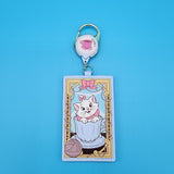 Loungefly Disney Marie Tea Cup Yarn Aristocats Retractable Lanyard ID Holder