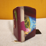 Tangled Rapunzel Tower Gazing Illustrated Lantern Zip Wallet