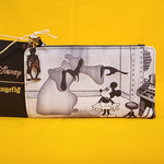 Mickey Haunted House Skeleton Dance Halloween Flap Wallet