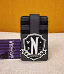 Wednesday Addams Nevermore Cosplay Uniform Cardholder Wallet