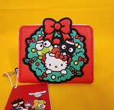 Loungefly Sanrio Hello Kitty & Friends Holiday Wreath Winter Wonderland Wallet