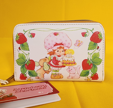 Strawberry Shortcake & Friends Custard Birthday Cake Zip Wallet