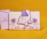 Loungefly Disney Princess Pascal Tangled Sketch Purple Floral Flap Wallet