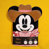 Loungefly Western Mickey Mouse Cosplay Plush Refillable Stationery Journal