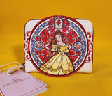 Loungefly Disney Princess Beauty & the Beast Belle Stained Glass Portrait Wallet
