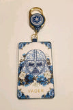 Star Wars Darth Vader Blue Retractable Lanyard ID Holder