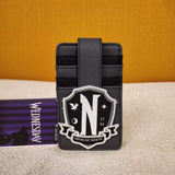 Wednesday Addams Nevermore Cosplay Uniform Cardholder Wallet