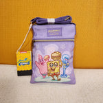 Spongebob Square Pants Patrick Purple Passport Bag