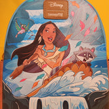 Loungefly Disney Princess Pocahontas Meeko Flit Riverbend Mini Backpack