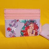 Loungefly Disney Princess Ariel The Little Mermaid Floral Day Dream Cardholder