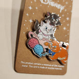 The Aristocats Kittens Yarn Tea Cup Enamel Pin