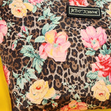 Betsey Johnson Leopard Cheetah Animal Print Rose Insulated Lunch Tote Bag