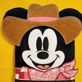 Loungefly Western Mickey Mouse Cosplay Plush Refillable Stationery Journal