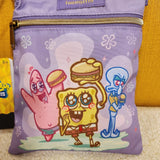 Spongebob Square Pants Patrick Purple Passport Bag