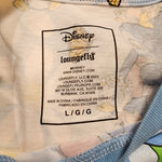 Loungefly Disney Lilo and Stitch Springtime Ducks Frog Daisy T Shirt L Blue