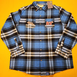 Cakeworthy Disney Fantasia Flannel Sorcerer's Apprentice Blue Unisex 2XL