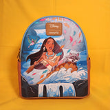 Loungefly Disney Princess Pocahontas Meeko Flit Riverbend Mini Backpack