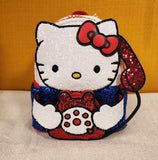 Hello Kitty 50th Anniversary Phone Sequin Cosplay Mini Backpack