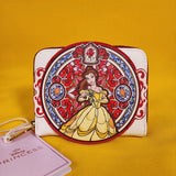 Loungefly Disney Princess Beauty & the Beast Belle Stained Glass Portrait Wallet