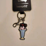 Mickey Mouse Ice Cream Sundae 3D Keychain Charm