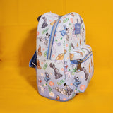 Loungefly Disney Dogs Floral AOP Blue Mini Backpack
