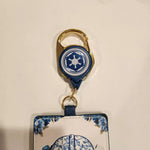 Star Wars Darth Vader Blue Retractable Lanyard ID Holder