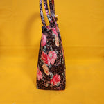 Betsey Johnson Leopard Cheetah Animal Print Rose Insulated Lunch Tote Bag