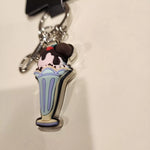 Mickey Mouse Ice Cream Sundae 3D Keychain Charm