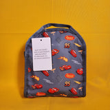 Disney Pixar Cars Lightning McQueen AOP Grey Mini Backpack Organizer Insert NEW