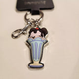 Mickey Mouse Ice Cream Sundae 3D Keychain Charm