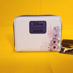 Disney Princess Tangled Rapunzel Pastel Flowers Mini Zipper Wallet