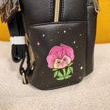 Alice In Wonderland Cameo Mini Backpack Glow In Dark Black