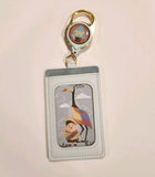 Pixar UP Carl Russel Kevin Retractable Lanyard ID Holder
